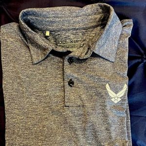 Men’s USAF Under Armour Golf Shirt Size XL
